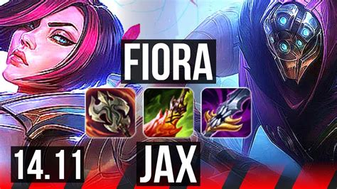 Fiora Vs Jax Top Quadra Solo Kills Legendary