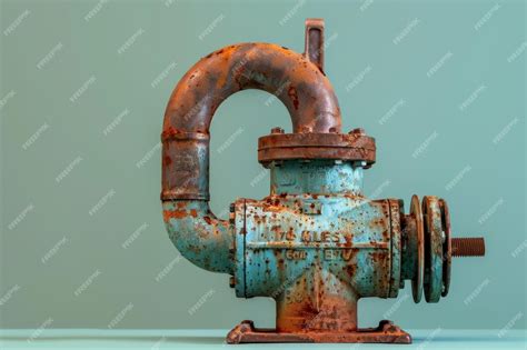 Premium Photo Old Bilge Pump Isolated On Solid Background