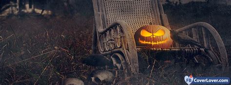 Scary Halloween Pumpkin Holidays And Celebrations Facebook Cover Maker ...