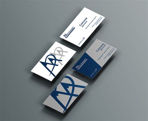 Концепт логотипа и визитки компании Митридат on Behance