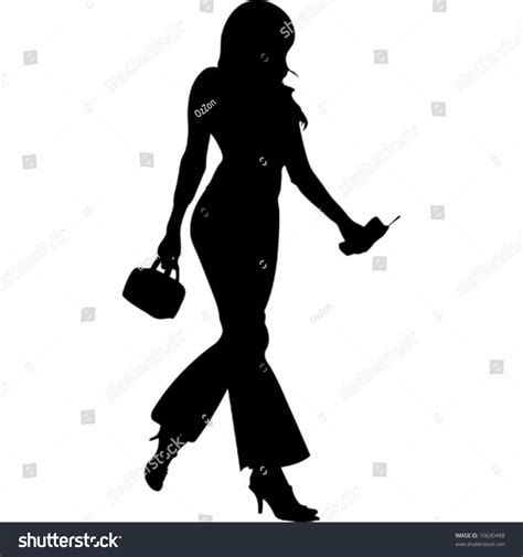 Business Woman Silhouette Stock Vector 10630498 Shutterstock