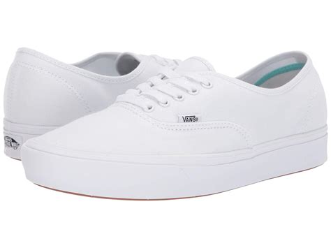 Vans Canvas Comfycush Authentic In White Lyst