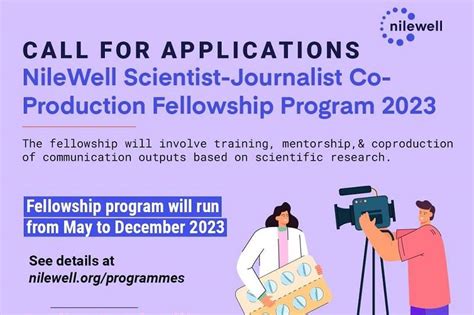 Nilewell Scientist Journalist Co Production Fellowship Program 2023