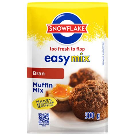 Snowflake Easy Mix Bran Muffin Mix 500g Superb Hyper