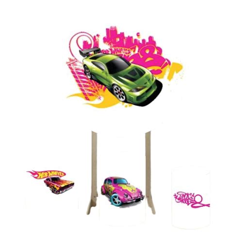 Kit Painel Sublimado Trio Cilindros Hot Wheels Elo