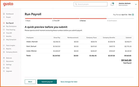 Gusto Payroll And Hr Platform A Payroll And Benefits Synopsis