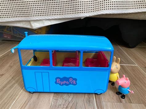 Peppa Pig Bus With Sound 發聲巴士 兒童＆孕婦用品 玩具 Carousell