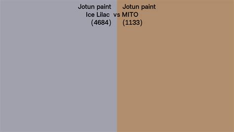 Jotun Paint Ice Lilac Vs Mito Side By Side Comparison