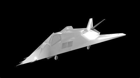 Stl File Lockheed F 117 Nighthawk 🛩️・3d Printing Template To Download・cults