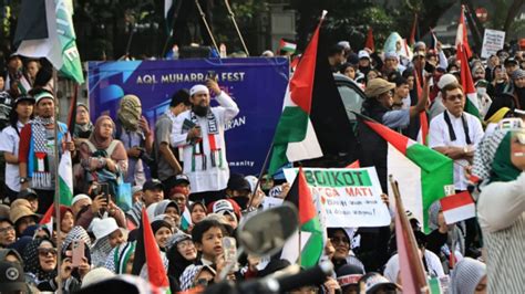 Aksi Demo Bela Palestina Vlix Id