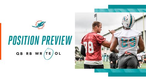 Miami Dolphins 2021 Training Camp Preview Tight Ends