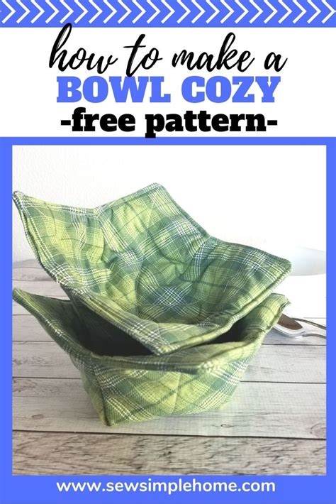 Free Microwave Bowl Cozy Pattern Sew Simple Home