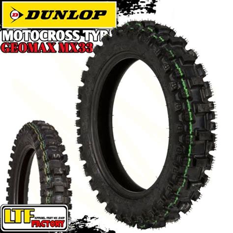 Jual DUNLOP GEOMAX MX33 REAR TYRE Ban Luar Belakang Sepeda Motor