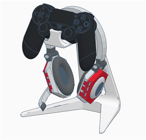 Stl File Headset And Joystick Support D Printable Model To