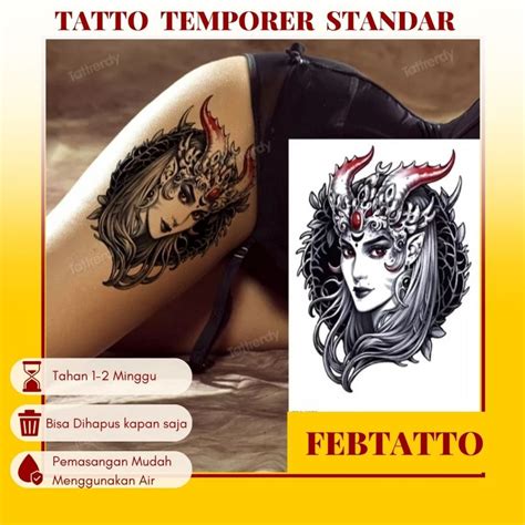 Jual Tato Temporer Ukuran Cmx Cm Motif Aesthetic Tatto Temporary