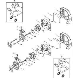 Air Filter Spacer Flange Assembly For Stihl FR230 Backpack