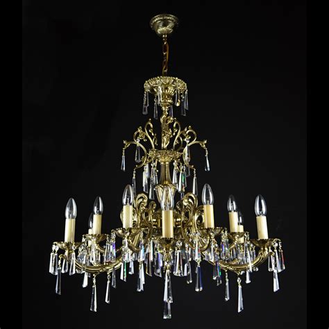 Brass Chandeliers - TRADICE — WRANOVSKY - Bohemian Crystal Chandeliers ...