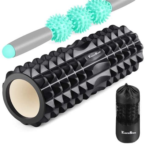 Foam Roller Muscle Roller Set Massage Rollers With Muscle Roller Stick Foam R Muscle Roller