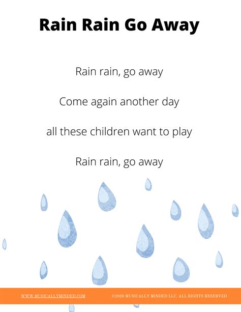 Rain-Rain-Go-Away - Musically Minded