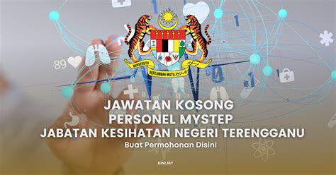 Jawatan Kosong Personel MySTEP Jabatan Kesihatan Negeri Terengganu