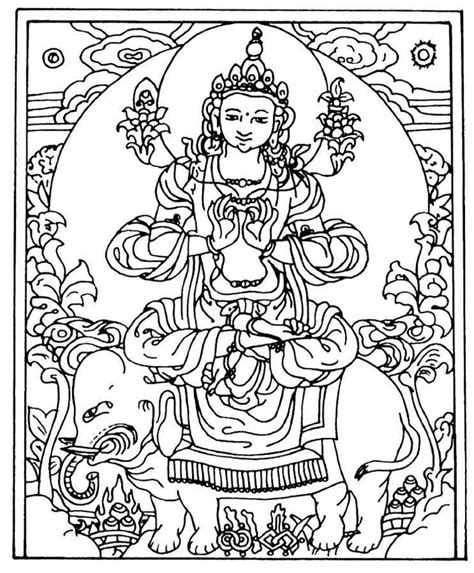 Buddhist Mandala Coloring Pages At Getcolorings Free Printable