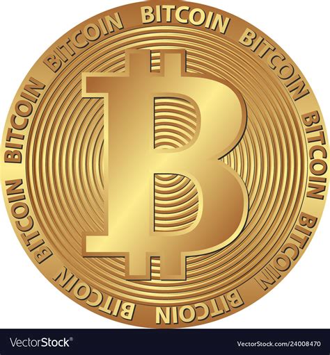 Bitcoin Royalty Free Vector Image Vectorstock