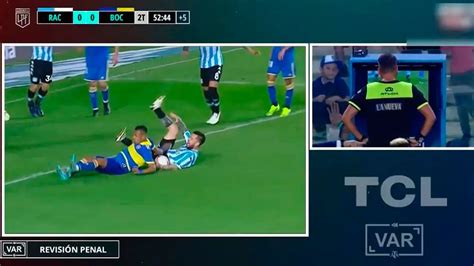 La Polémica Del Final En Racing Boca ¿era Penal Para El Xeneize