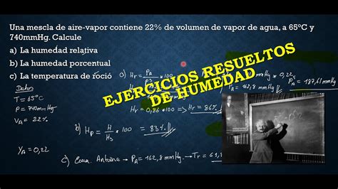 Humedad Ejercicios Resueltos Paso A Paso Youtube