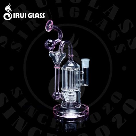 Sirui Smoking Glass Water Pipe Smoking Set Heady Glass Glass Art Borosilicate Pipe Wholesale