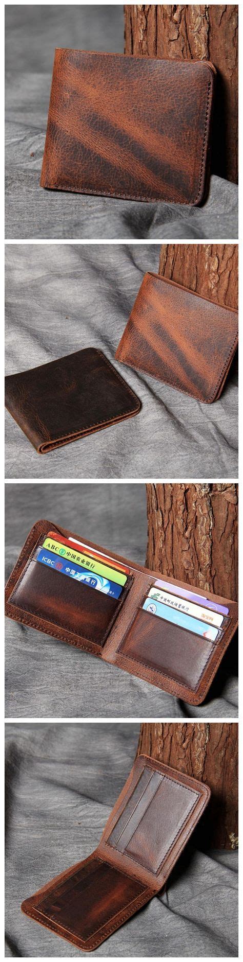 Personalized Mens Leather Bifold Wallet Iucn Water