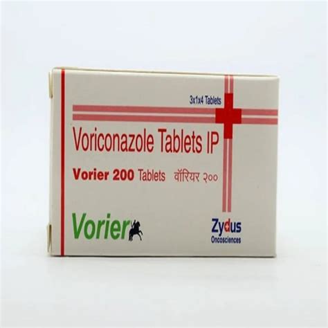 Voriconazole Voriconazle Tablets 200mg 4tab Per Box Treatment Anti