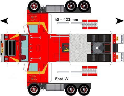 Paper Model Car Car Model Free Paper Models Cab Ford Trucks