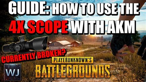 Outdated Guide How To Correctly Use The 4x Scope With Akm In