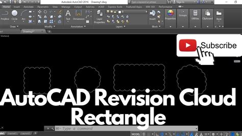 Autocad Revision Cloud Rectangle Autocad 2022 Revision Cloud Youtube