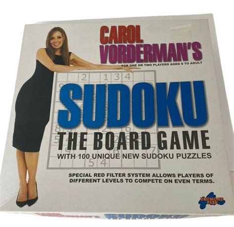 Carol Vordermans Sudoku The Board Game Puzzle Countdown Drumond Park