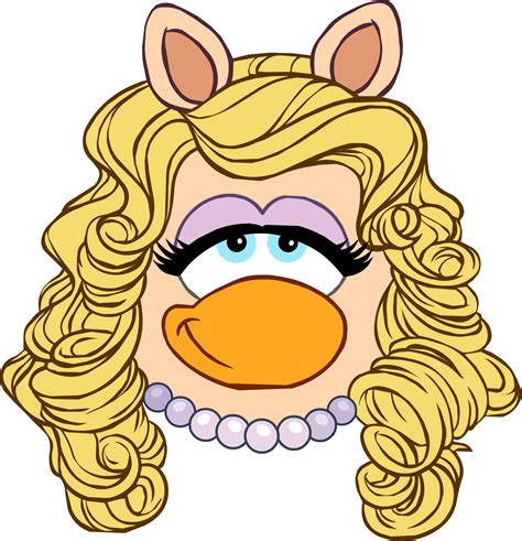 Transparent Ms Office Clipart Miss Piggy Face Transparent Background