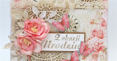 Kartka urodzinowa dla kobiety | CRAFT STYLE - blog