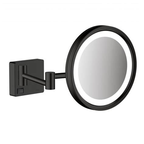 Hansgrohe AddStoris Beauty Mirror With Lighting 3x Magnification Matt