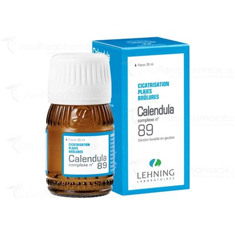 Calendula Complex N°89 Wound Healing Burns 30 Ml