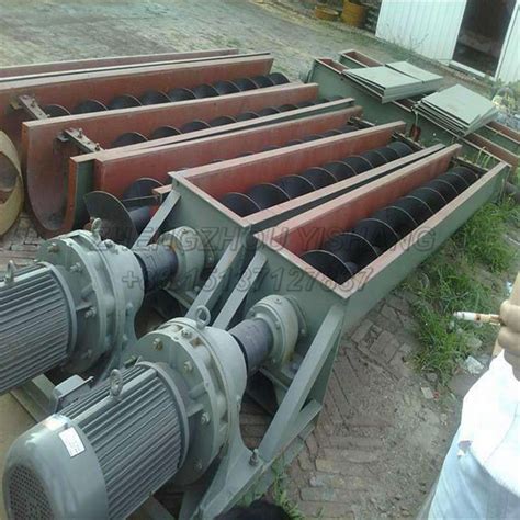 U Type Sand Cement Dry Mortar Screw Conveyor For Silo Screw Conveyer