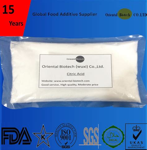 Citric Acid Monohydrate 8 40 Mesh Food Grade China Citric Acid Monohydrate 8 40 Mesh And Food