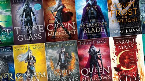 Sarah J Maas Books In Order Throne Of Glass A Court Of Thorns And Roses Crescent City