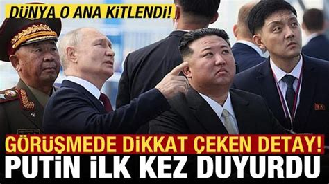 Putin Kuzey Kore Lideri Kim Ile Bir Araya Geldi G R Mede Dikkat