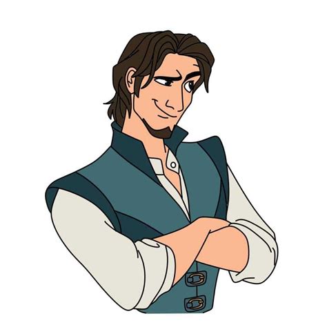 Como Desenhar Flynn Rider Passo 9