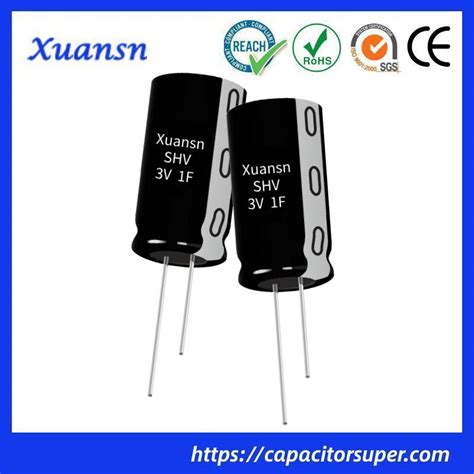 V F Edlc Capacitor High Voltage Rohs Certification Supercapacitor