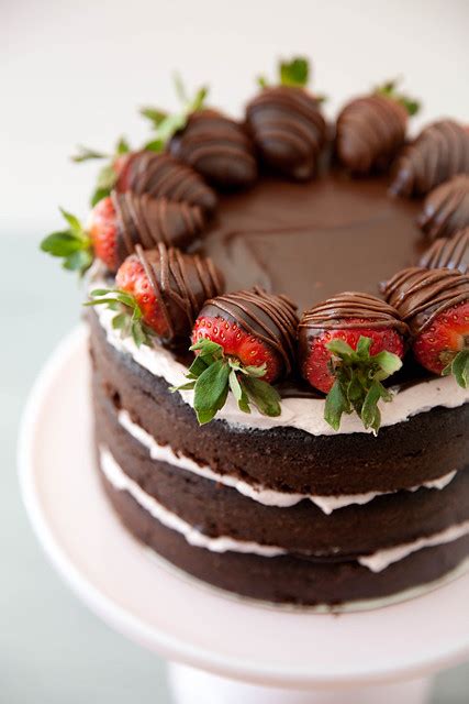 Chocolate Covered Strawberry Layer Cake Everyday Annie