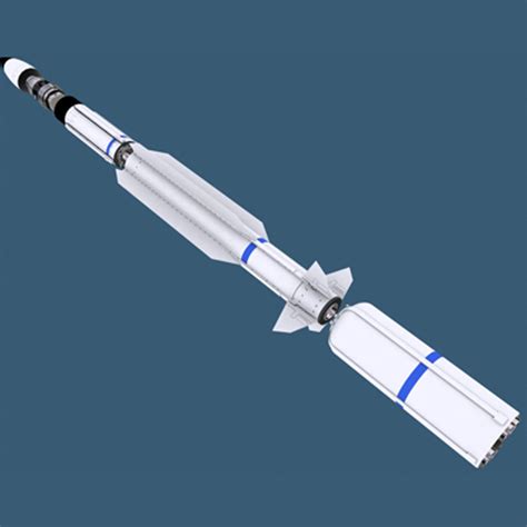 rim-161 sm-3 missile 3d model