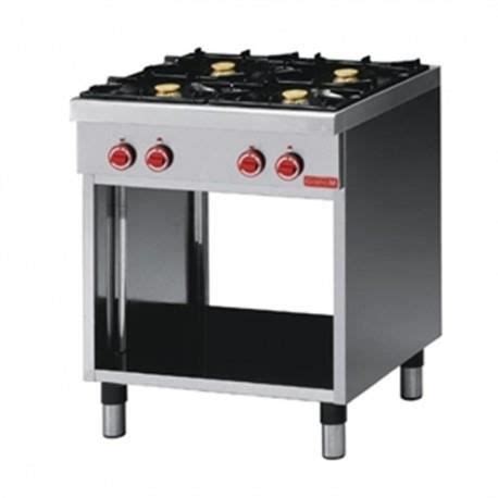 Piano de Cuisson à gaz 4 feux vifs Profondeur 650 mm soubassement