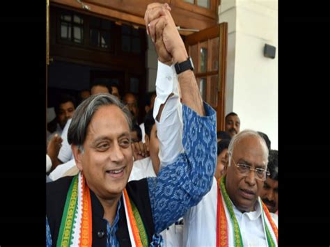 Shashi Tharoor Congress Presidential Election Mallikarjun Kharge