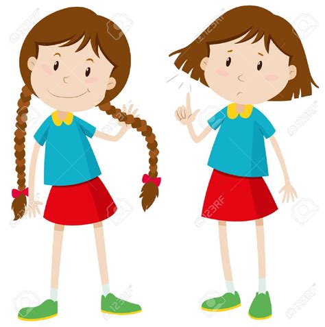 Short Hair Girl Clipart Clip Art Library